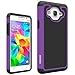 Galaxy On5 Case, OEAGO Samsung Galaxy On 5 Case Cover Accessories - Shock-Absorption Dual Layer Defender Protective Case Cover For Samsung Galaxy On5 G550 - Purple