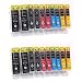 20 x XL Druckerpatronen mit CHIP & F�llstandanzeige kompatibel zu PGI-5BK CLI-8M CLI-8Y CLI-8C CLI-8BK, 4 x kompletter Satz Patronen f�r Canon