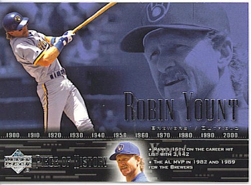 2002 Upper Deck Piece of History 51 Robin Yount Milwaukee Brewers(Baseball Cards)