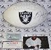 Bo Jackson Autographed/Hand Signed Oakland Raiders Logo Football