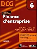 Finance d'entreprise Epreuve 6 - DCG - Manuel et applications