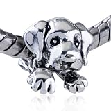 Sleepy House Dog European Bead Fit Pandora Charms & Beads