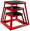 Plyometric Platform Box Set- 12", 18", 24" Red