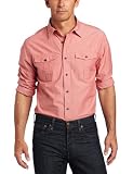 Nautica Jeans Men's Brushed Double Check Woven Shirt