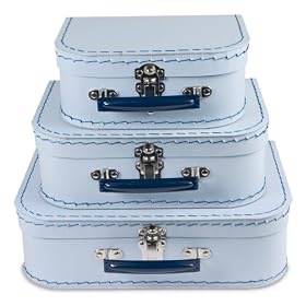 Euro Case in Sky Blue - Set of 3 by Resource International
