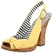 Tribeca Women's Snick Snack Sandal,Yellow,6.5 M US