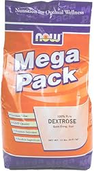 NOW Foods Dextrose Bulk Carbo, 15 Pound Bag