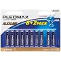 Samsung Pleomax AAA Size Alkaline Batteries (10 Pack)