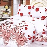 Bonita 4 Piece King Duvet Cover Bed in a Bag Set