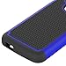 HTC Desire 526 Case, LK [Shock Absorption] Drop Protection Hybrid Dual Layer Armor Defender Protective Case Cover for HTC Desire 526 (Blue)