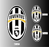 Set of 3 - Juventus F.C. sticker vinyl decal