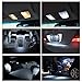 LEDpartsNow Interior LED Lights Replacement for 2003-2007 Infiniti G35 Coupe Accessories Package Kit (7 Bulbs), WHITE