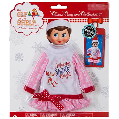 The Elf on the Shelf Claus Couture Making Spirits Bright Nightgown