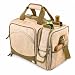 Picnic Time Malibu Insulated Shoulder Pack with Deluxe Picnic Service for 2, Botanica