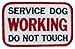SERVICE DOG WORKING DO NOT TOUCH Sew-On Embroidered Patch - 4