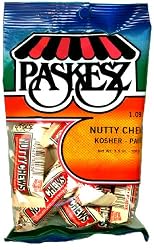 Paskesz Nutty Chews, 3.5-Ounce Bags (Pack of 24)