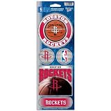 Houston Rockets Official 10.5" x 4" Prismatic Decal Set