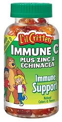 L'il Critters Immune C Plus Zinc and Echinacea Gummy Bears, 190-Count