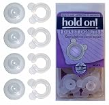 Set of 4 Comforter Duvet Donuts. Prevent Bunching & Shifting of Comforters and Duvets, Keep Comforter Corners in Place. Fits All Sizes/types of Duvets and Comforters Without Harming Fabric.
