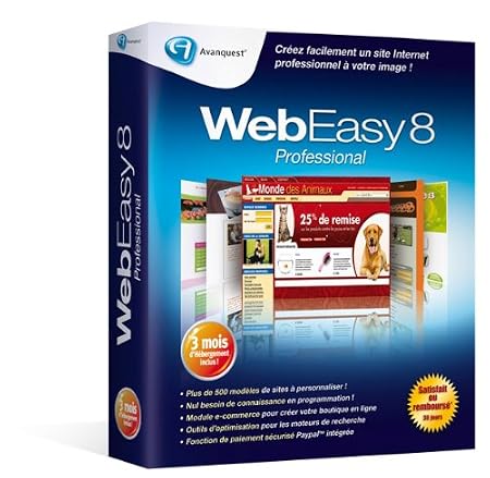 WebEasy 8.0 Pro (vf - French software)