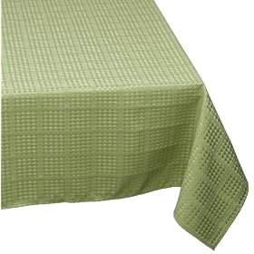 Buy Bardwil Evolution 52 by 70-Inch Oblong Rectangle Tablecloth, Sage by Bardwil