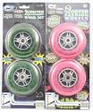 Set of 4 Liquid Metal Scooter Replacement RAZOR Wheels w/ Allen wrench (2 Green & 2 Pink)