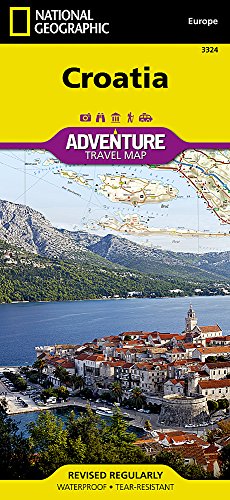 croatia national geographic adventure map