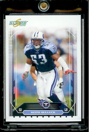 2006 Score Factory Set Single Card # 270 Keith Bulluck - Tennessee Titans - NFL Football Cards