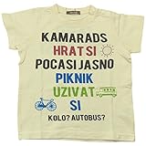 【H28年春夏物】 nico hrat(ニコフラート) 製品洗い加工済み 42/2天竺サイクルTシャツ 120cm/OB NO.B-260104