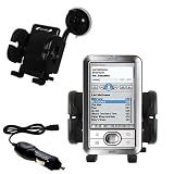 Electronics : PalmOne LifeDrive Flexible Auto Windshield Holder with Car Charger - Uses Gomadic TipExchange