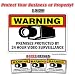SECURITY SURVEILLANCE SIGNS 1 Sign & 3 Free Decal video
