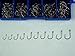 500pcs Cheap Small Size Silver Freshwater Fishhook Fishing Hooks Set