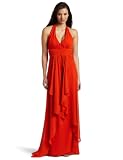 Nicole Miller Womens Halter Gown