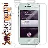 Skinomi TechSkin - Apple iPhone 4S (Verizon) Screen Protector Ultra Clear Shield + Full Body Protective Skin + Lifetime Warranty Skinomi TechSkin - Apple iPhone 4S (Verizon) Screen Protector Ultra Clear Shield + Full Body Protective Skin + Lifetime Warranty