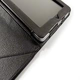 Tuff-Luv Bi-Axis (TM) Napa Leather case cover for Apple iPad & 3G - Black