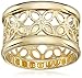 Amazon Essentials 14k Gold Over Sterling Silver Flower Band Ring, Size 7, (previously Amazon Collection)