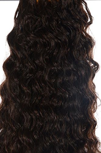 Virgin Indian Hair Loose Curl 1 Hair Extension 16 IN
