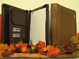 Easy Carry Leather Portfolio with Carry Handle