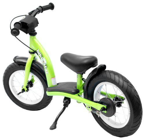 bike*star 30.5cm (12 Inch) Kids Learner Balance Beginner Run Bike Classic - Green