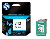 HP Original C8766EE  Ink Cartridge No 343 Tri-colour (7ml)