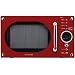 Daewoo KOR6N9RR 20 litre 800 watt Touch Control Solo Microwave Oven, Red
