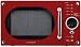 Daewoo KOR6N9RR 20 litre 800 watt Touch Control Solo Microwave Oven, Red