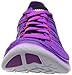 Nike Women's Free Running Motion Flyknit Shoes, Hyper Violet/Total Crimson/Laser Orange/Black - 7 B(M) US