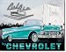 1957 Chevy Bel Air Metal Tin Sign 16"W X 12.5"H