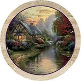 THIRSTYSTONE COASTERS THOMAS KINKADE COLLECTION - A QUIET EVENING