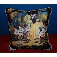 Disney Exclusive Snow White Poster Art Double-sided Throw Pillow