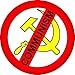 Anti Communism - Hammer & Sickle - 1.25