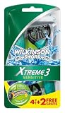 Wilkinson Einwegrasierer Xtreme 3 Sensitive, 4 Rasierer + 2 gratis Wilkinson Einwegrasierer Xtreme 3 Sensitive, 4 Rasierer + 2 gratis