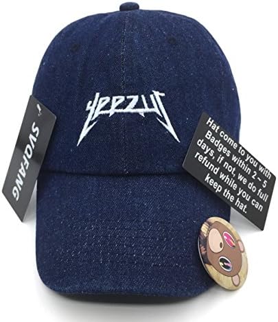 Yeezus Hat Baseball Cap Strapback Adjustable Men Women Tour Denim