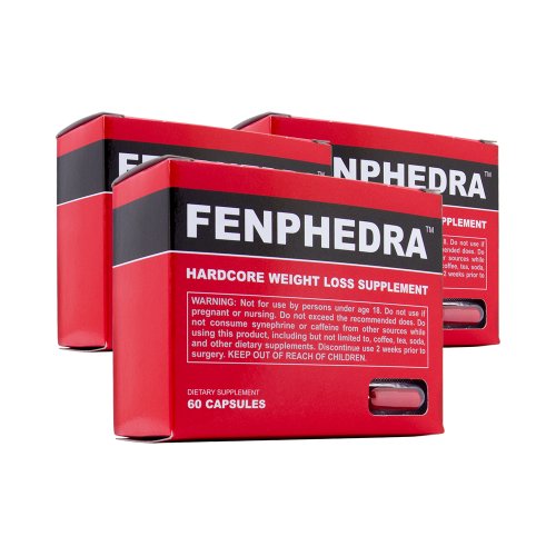 Fenphedra 3 Pack - Best Diet Pill for Fast Weight Loss - All Natural Weight Loss Supplement to Burn Fat Fast - Kickstart Your Metabolism for Hardcore Fat Loss - Appetite Suppressant